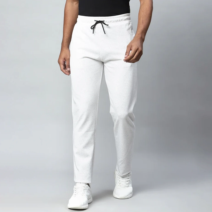 Men White Full Length Casual Lower